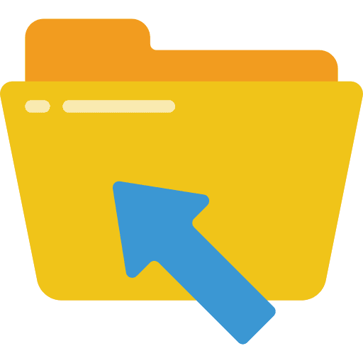 Click work click files and folders icon