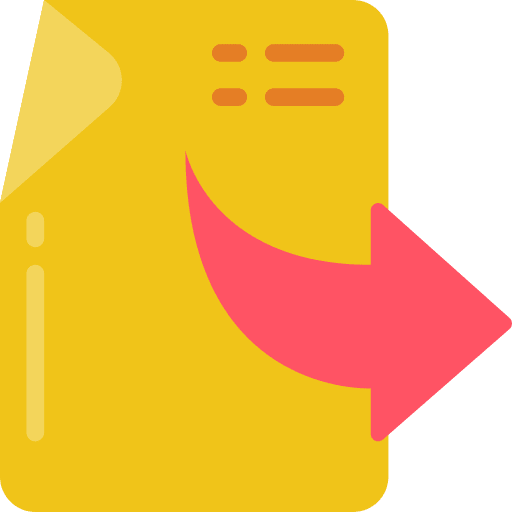 File move file arrow icon