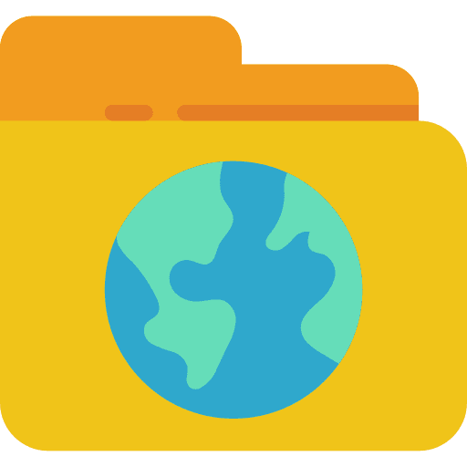 Folder globe grid folder folders icon
