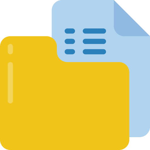 File folder file file storage icon