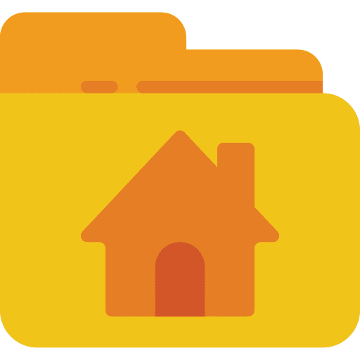 Folder real estate file storage files and folders icon
