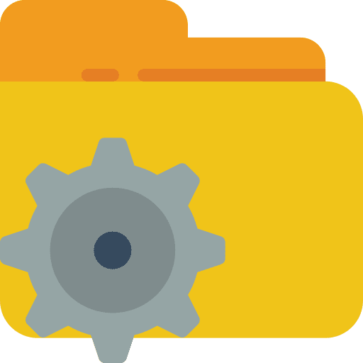 Folder configuration document folder icon