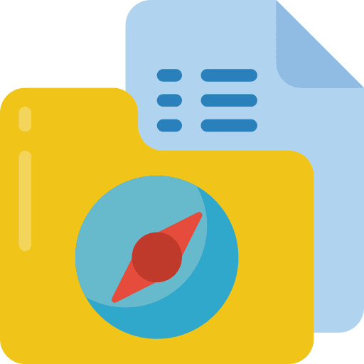 Folder folder location data storage icon