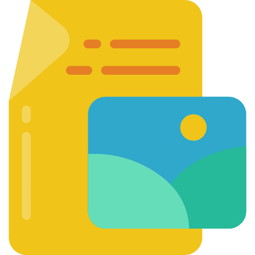 Image files and folders picture file icon