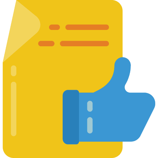 Liked file liked files and folders icon