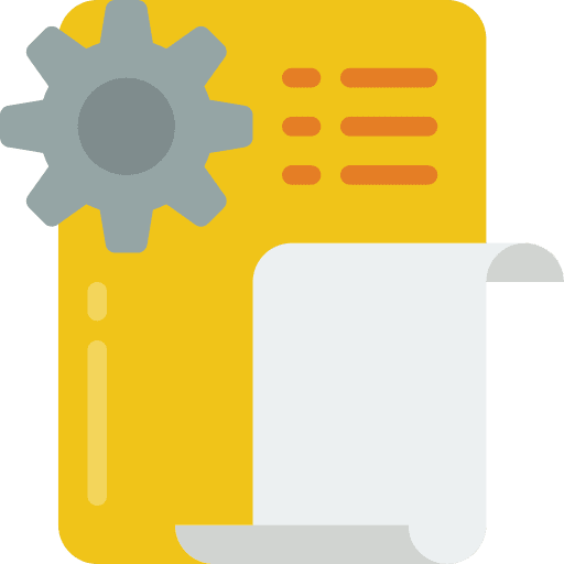 File files and folders review settings icon
