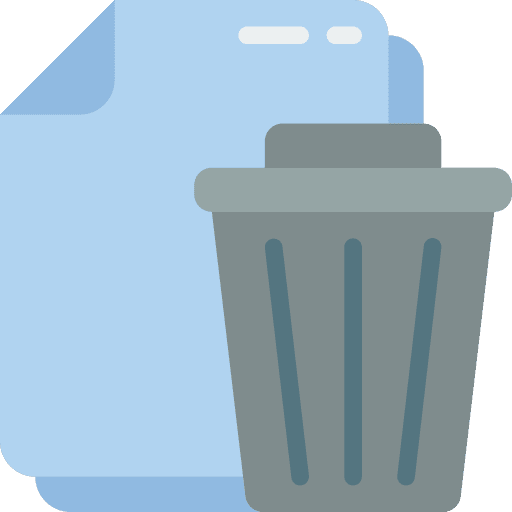 File trash archive file icon