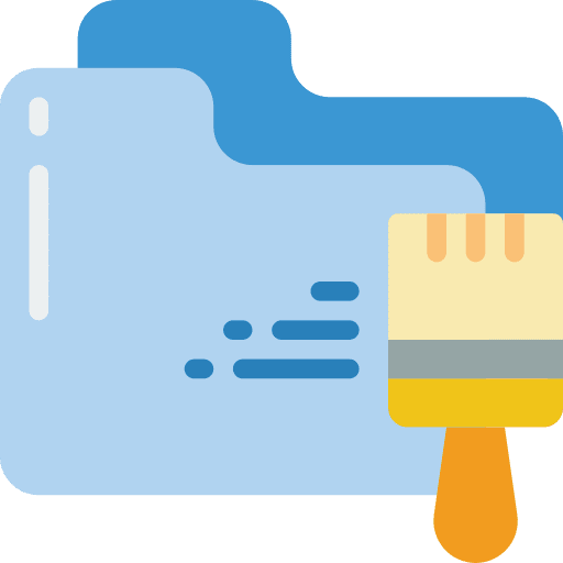 Folder document folder paste icon