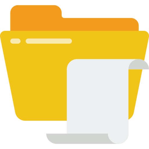 Folder file business paper icon