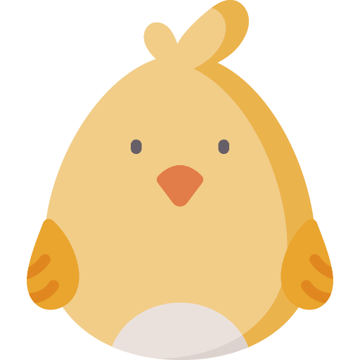 Chick happy eggs holidays icon