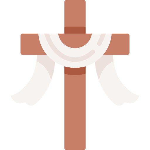 Cross criss cross birthday and party cross icon