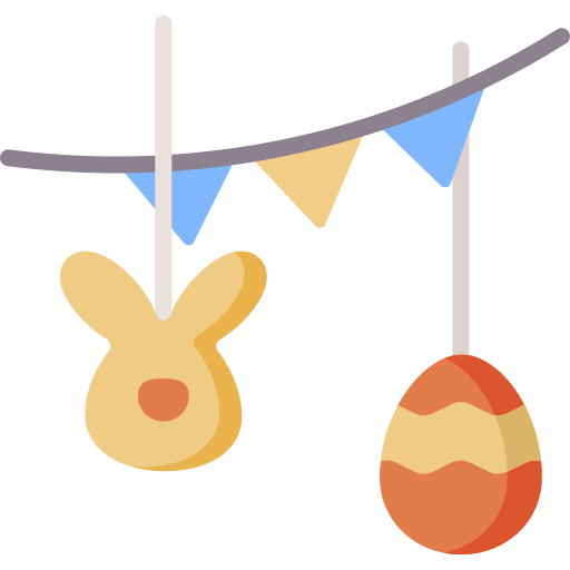 Easter bunny rabbit mammal party icon