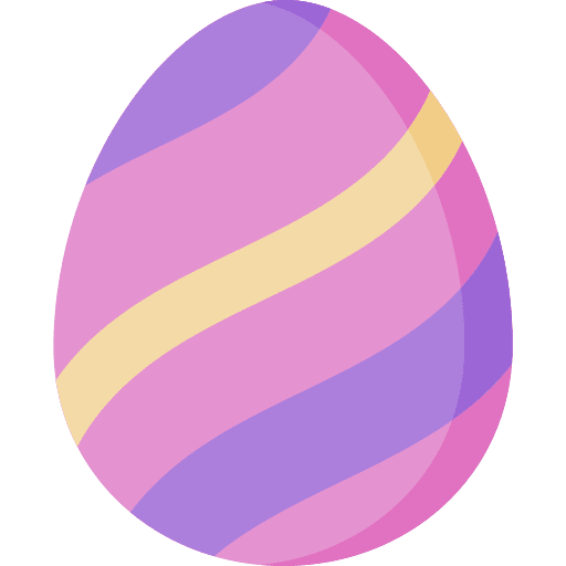 Easter egg food birthday and party cultures icon