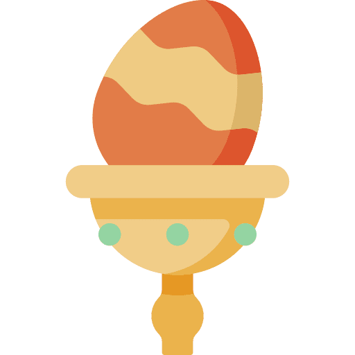 Easter egg trophy easter prize icon