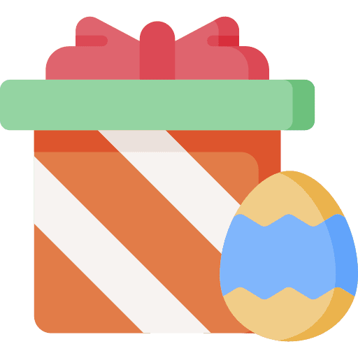 Gift gift easter egg eggs icon