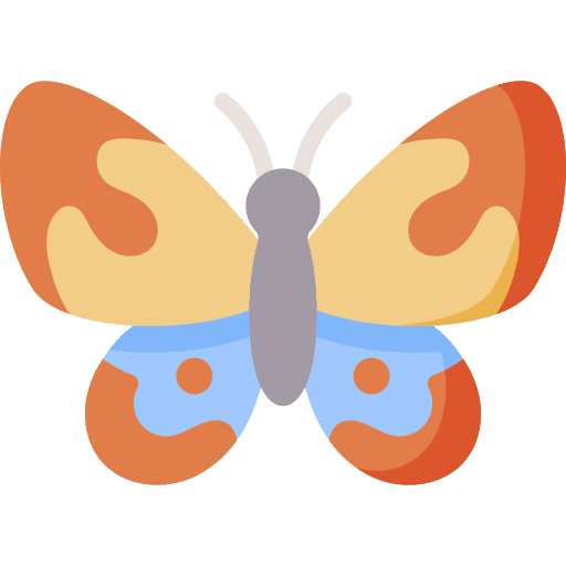 Butterfly butterfly bugs entomology icon