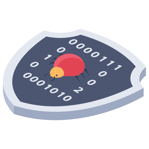 Anti virus shield bug anti virus shield shield icon
