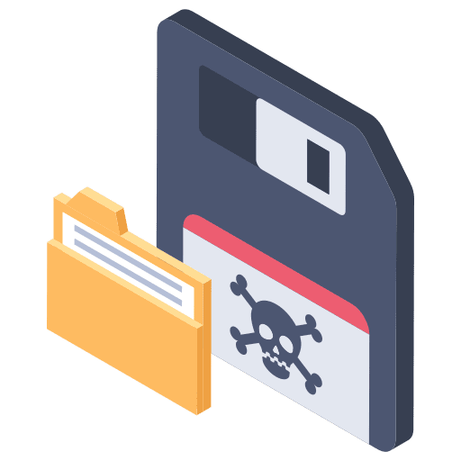 Corrupted file corrupted file interface files and folders icon
