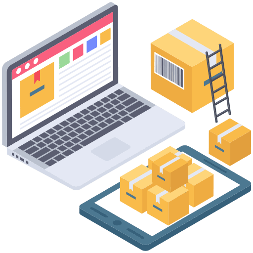Ecommerce order commerce box icon