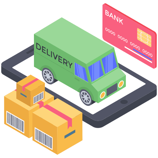 Delivery truck transport logistics delivery shipping and delivery icon