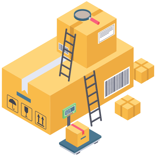 Limited stock shipping and delivery orders package icon