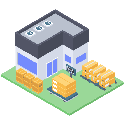 Warehouse warehouses warehouse storage icon
