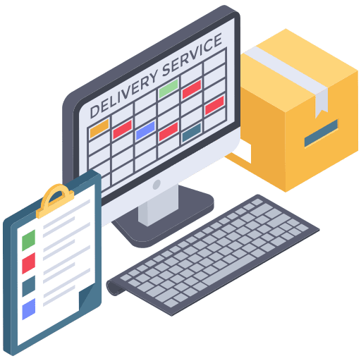 Delivery service online ecommerce delivery icon