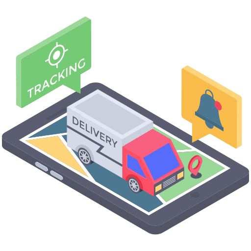 Order tracking transport order tracking transportation icon