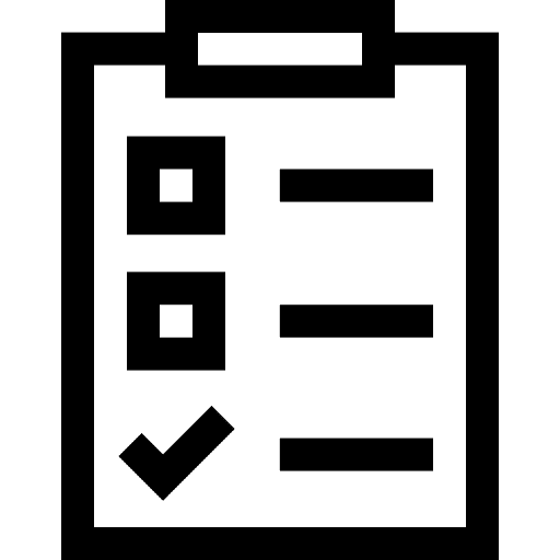 Checklist criteria clipboard marketing icon