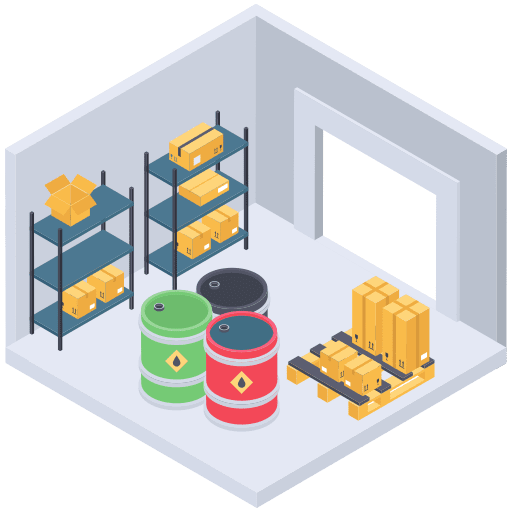 Depositary delivery storage box icon