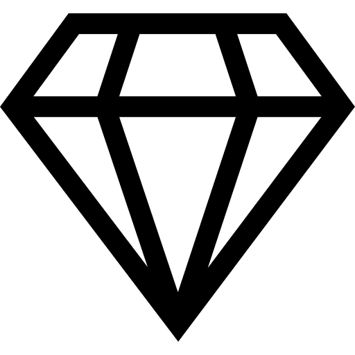 Diamond jewel fashion precious stone icon