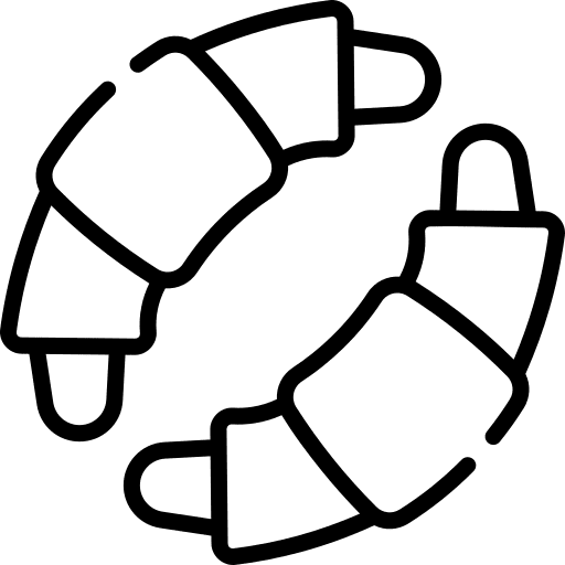 Croissant bread croissant bakery icon