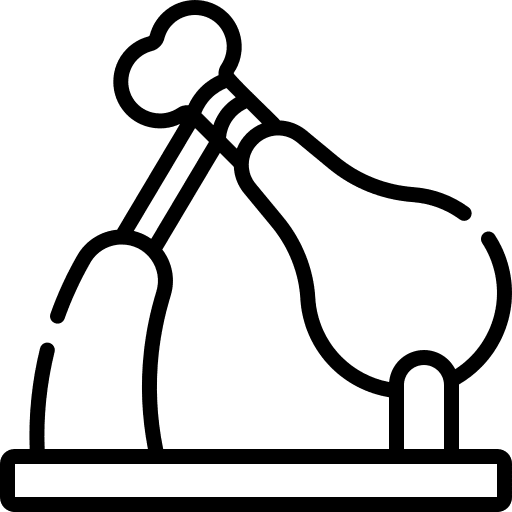 Ham pork food and restaurant ham icon