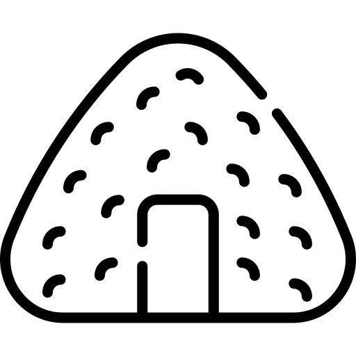 Onigiri cuisine food and restaurant asian food icon