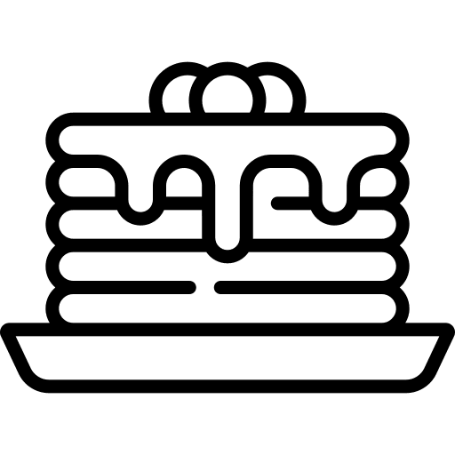 Pancakes pancake food and restaurant sweet icon