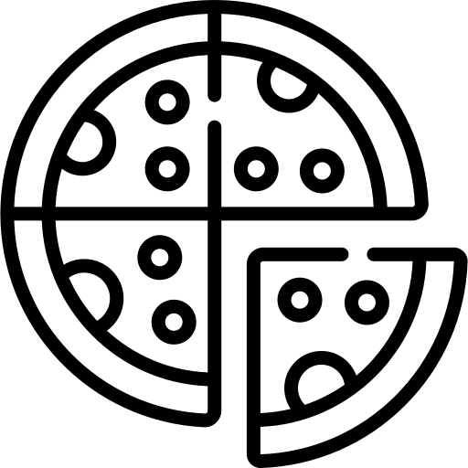 Pizza food and restaurant italian food pizza icon