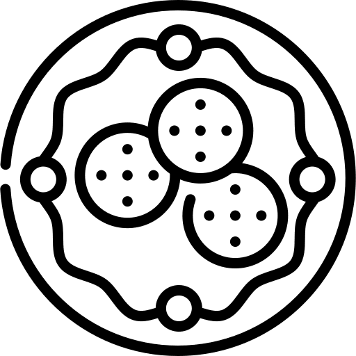 Salad food and restaurant food diet icon