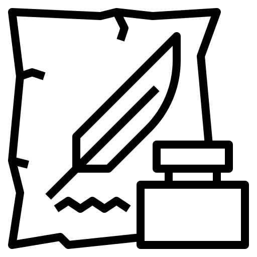 Memory historical note education icon