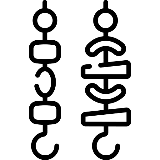 Skewer grilled meat grill meat icon