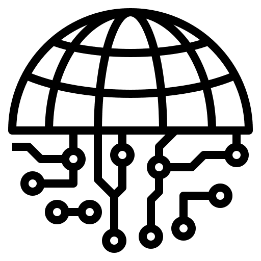 Technology education world technology icon