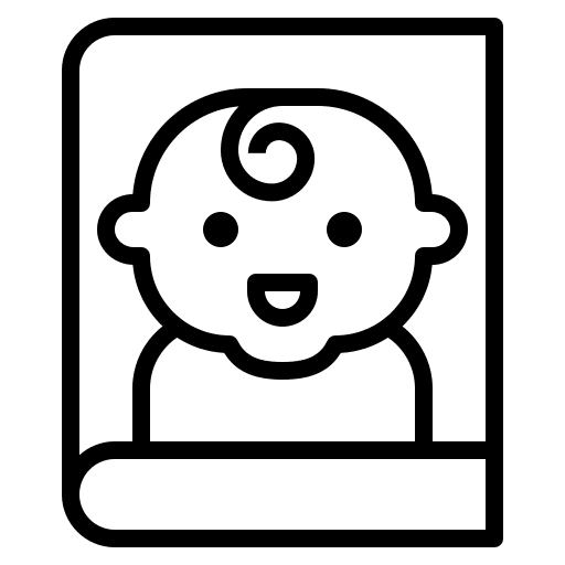 Children education care book icon