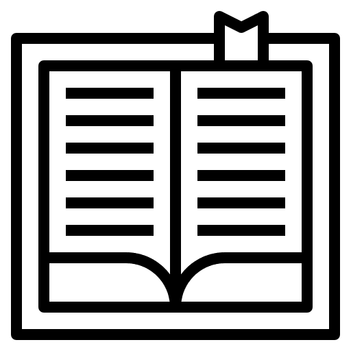 Book book bookmark ebook icon