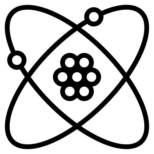 Science science chemistry nucleus icon