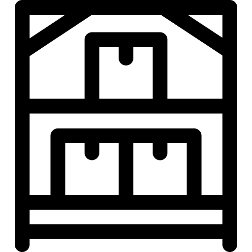 Warehouse warehouse shipping and delivery delivery icon