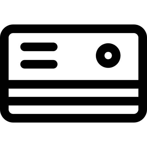 Credit card payment pay card money icon