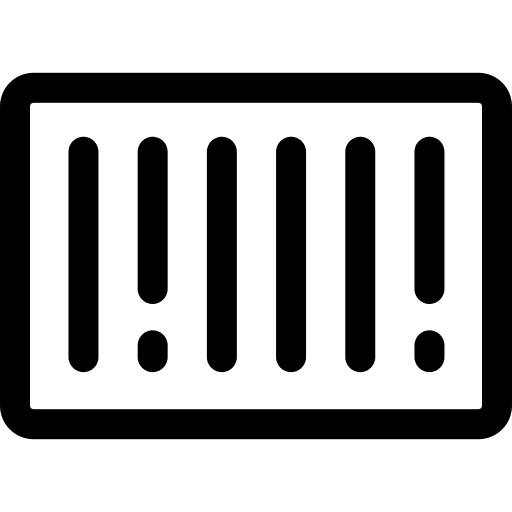 Barcode commerce and shopping price barcode icon