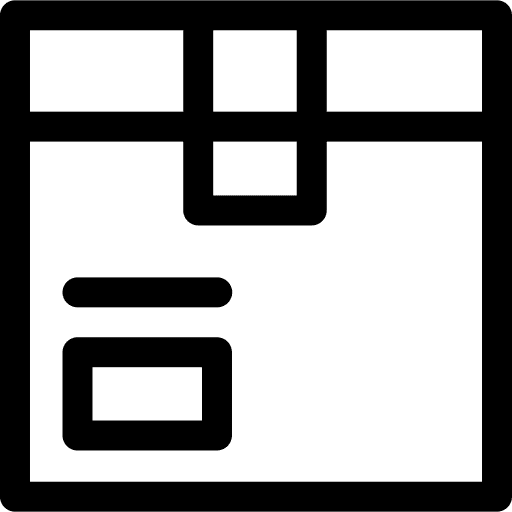 Box cardboard packaging package icon