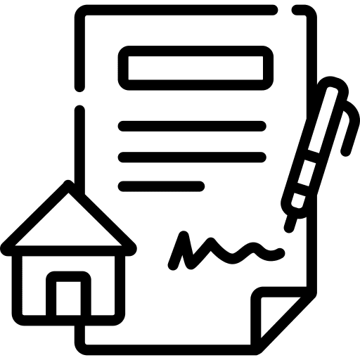 Mortgage loan real estate mortgage loan banking icon