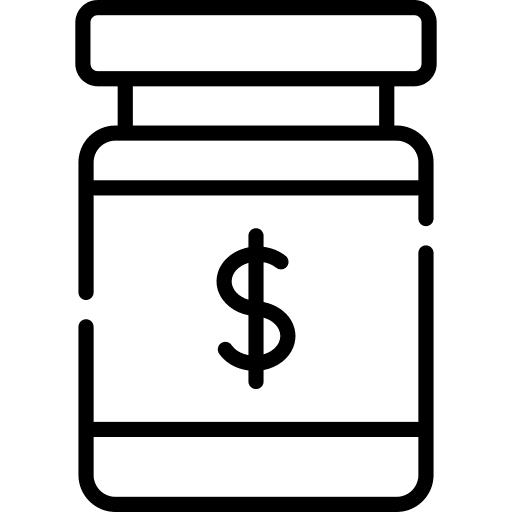 Jar jar donation currency icon