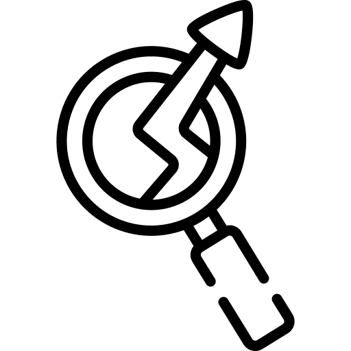 Line graphic business and finance line chart statistics icon